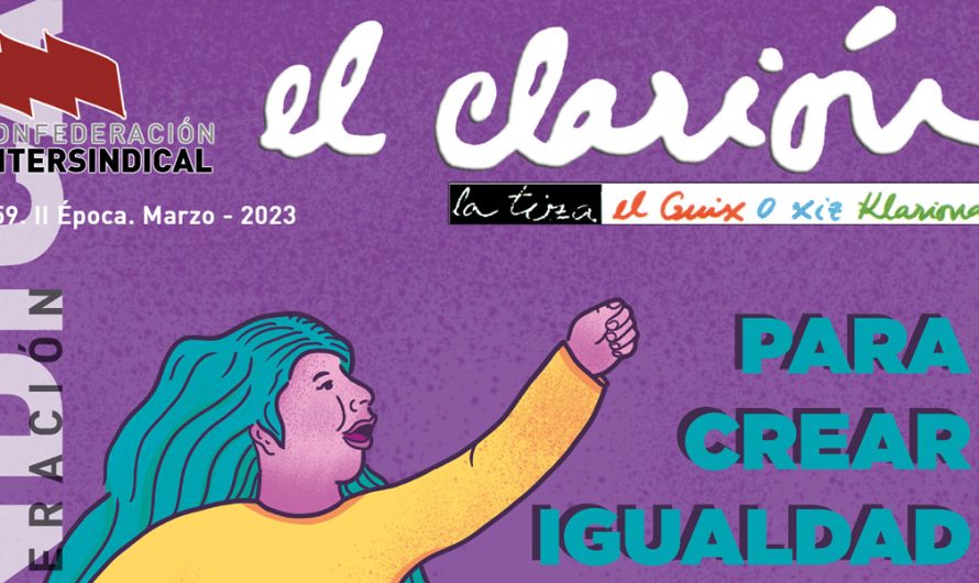 Revista El Clarión, especial 8 de marzo y cuaderno de unidades didácticas