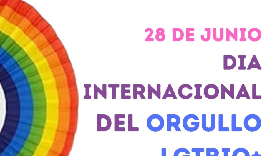 28 de junio. Día Internacional del Orgullo LGTBIQ+.