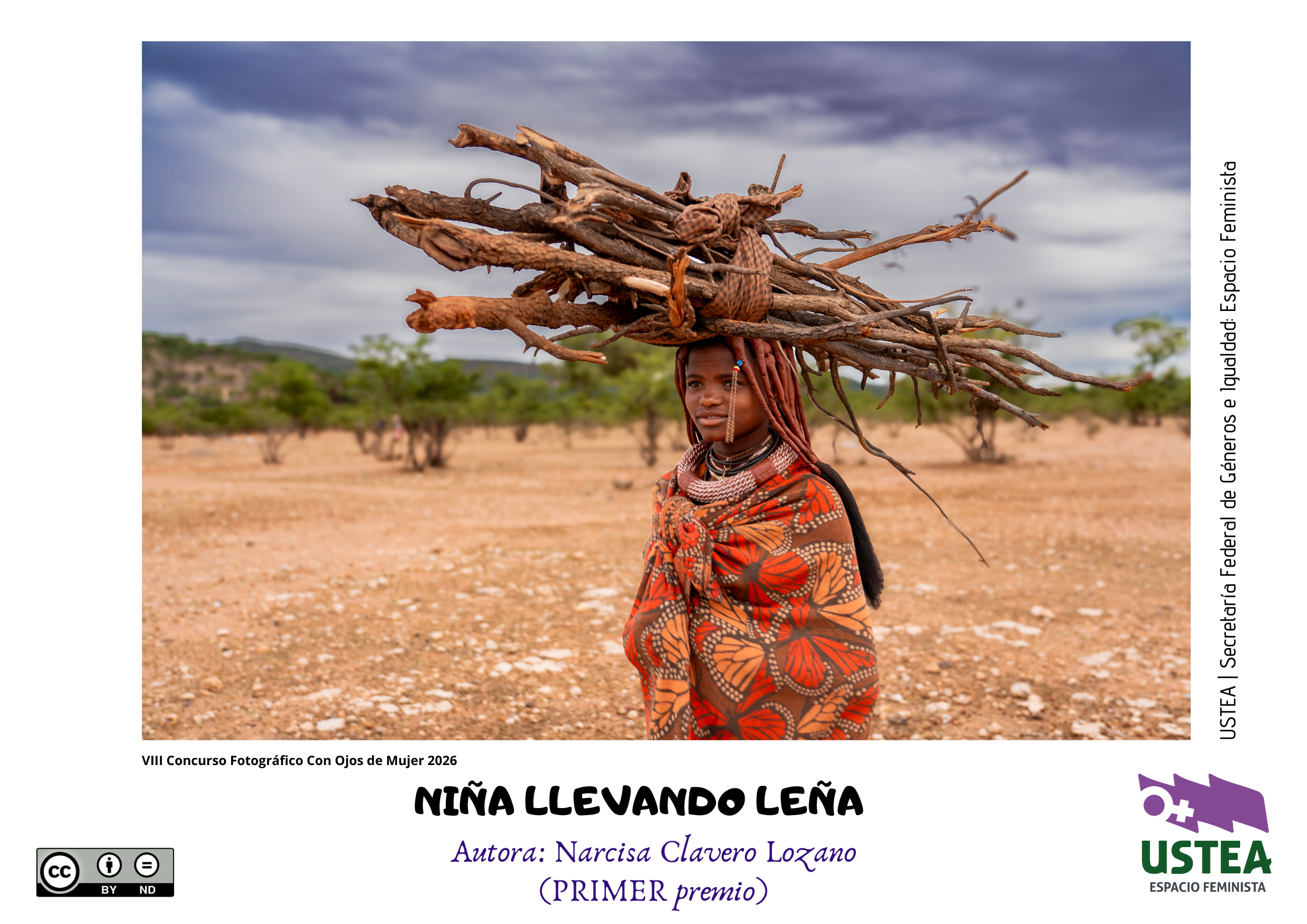 La fotografía “Niña llevando leña”, de Narcisa Clavero Lozano, gana el VIII Concurso Fotográfico ‘Con ojos de mujer’ de USTEA